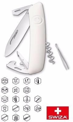 COUTEAU SUISSE SWIZA D03 BLANC