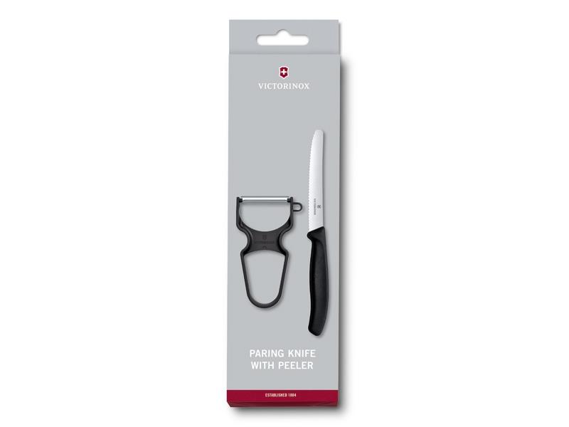 Set 2 pièces Victorinox Swissclassic noir