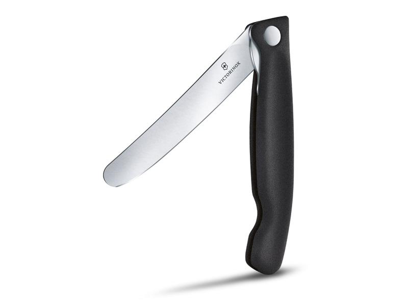 Couteau office pliant Victorinox Swissclassic lame lisse - manche noir 13 cm